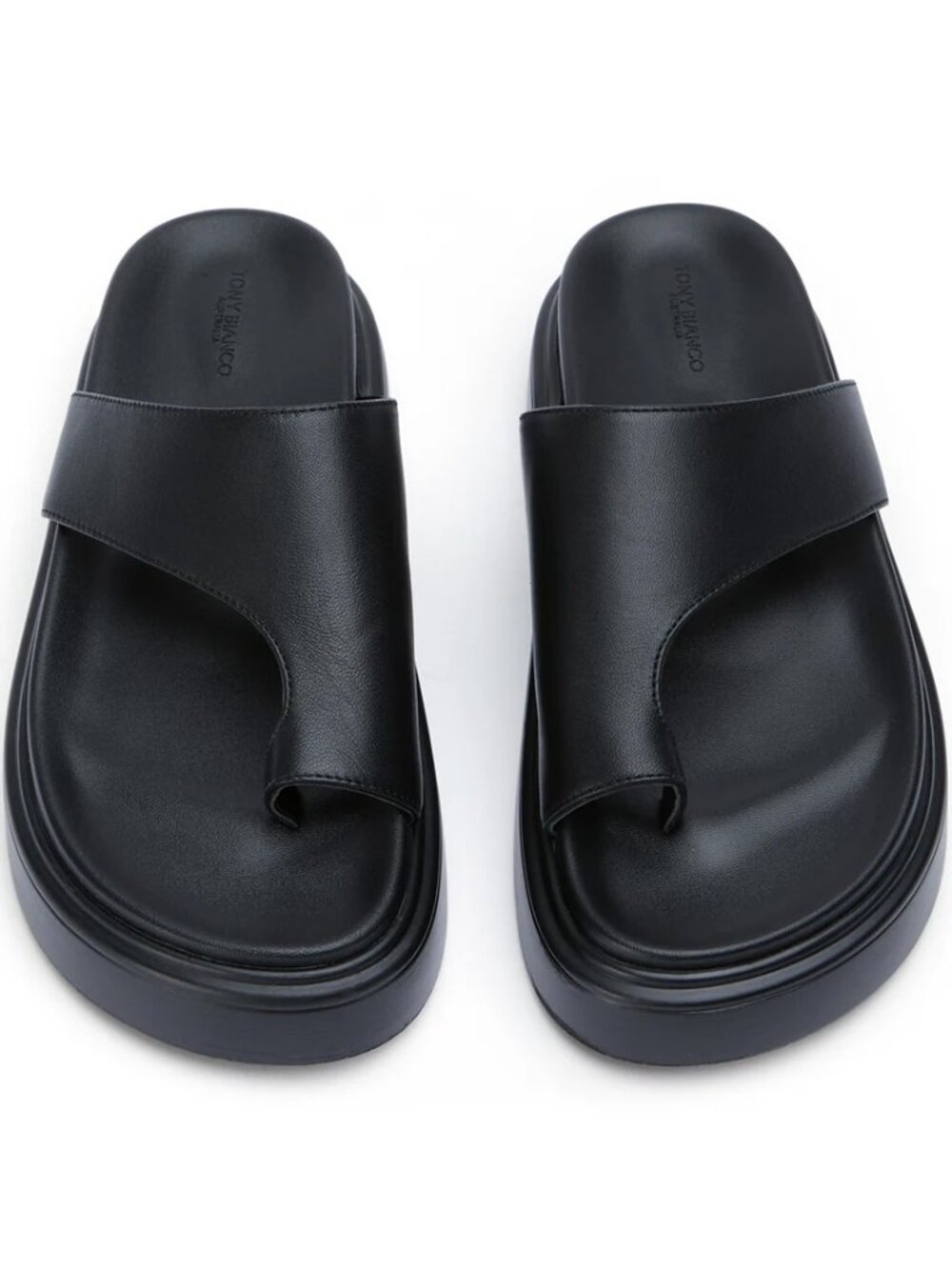 Tony Bianco Jazzy Black Nappa, Size 39